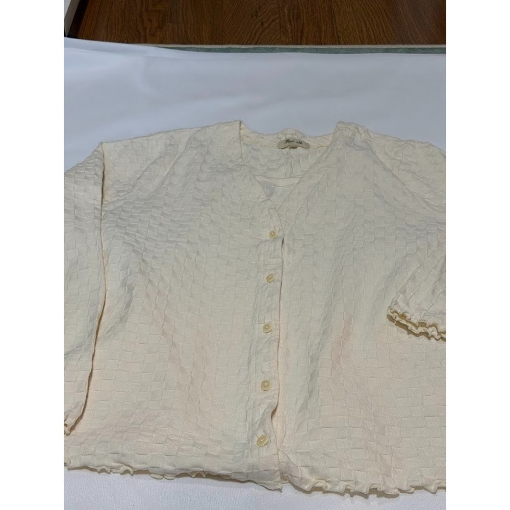 Women's classic capsule two piece cotton sweater set by Madewell - Size XL/XXL